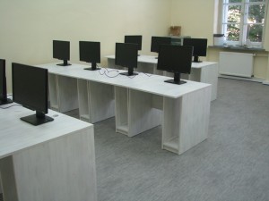 Renovation of the computer lab in the building of a realized project